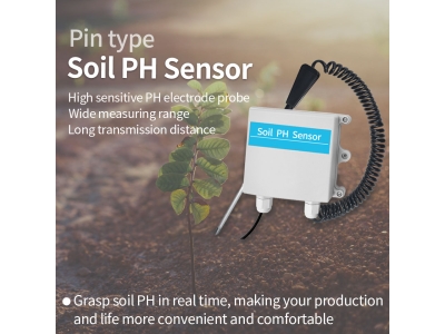 What does a soil sensor consist of
