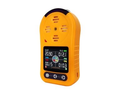 portable 4in1 gas detector multi H2s O2 CO LEL gas analyzer