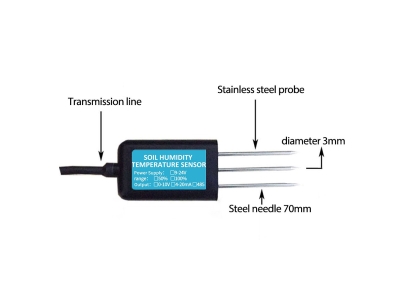 RS485 Soil Temperature and Humidity Sensor 2 in 1 soil moisture sensor