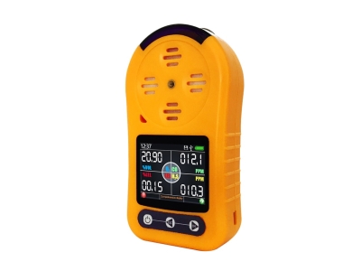 Air Quality Monitoring Portable multi gas detector 4in1 gas monitor H2S O2 CO LEL