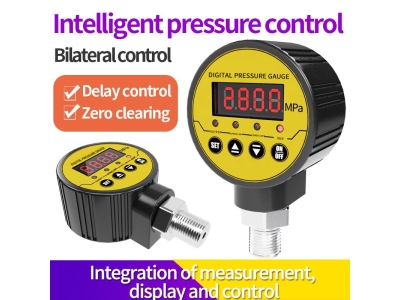 Smart digital pressure gauges with full intelligence, high precision