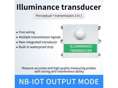 Lora/4g/GPRS/NB light detector Illuminance analyzer light sensor Real-time data with cloud server