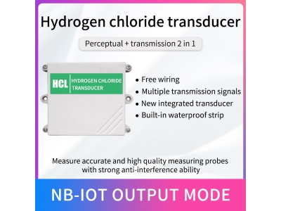 4g/GPRS hcl gas sensor hydrogen hcl gas detector with factory price