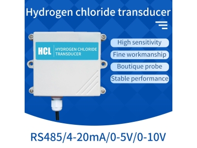 RS485/4-20mA HCL gas sensor Industrial gas detection