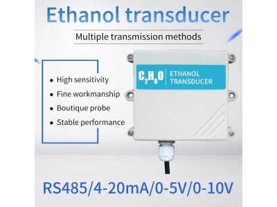 RS485/4-20mA ethanol gas  sensor Combustible alcohol gas monitoring