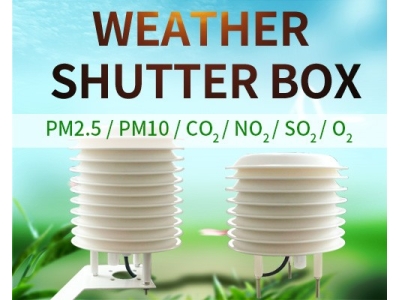 Professional weather station Louver weather sensor highly integrated, weather  monitoring parameters are optional