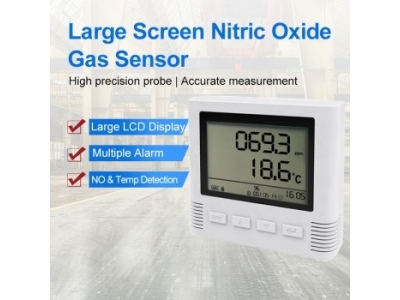 LCD large screen wall-mounted  NO/ NO2 Nitrogen Dioxide/ Nitric Oxide Detector Industiral Gas Sensor
