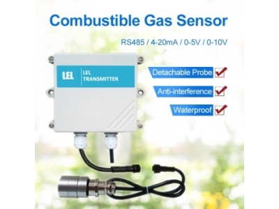 Split Type Combustible LEL Gas Sensor Flammable Gas Detector