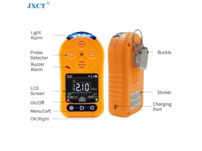 Portable O2 Gas Sensor Industrial Oxygen Gas Detector