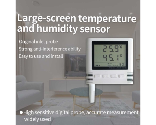 4G/GPRS/WIFI/RS485 temperature and humidity sensor with screen