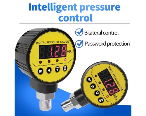 Smart digital pressure gauges with full intelligence, high precision