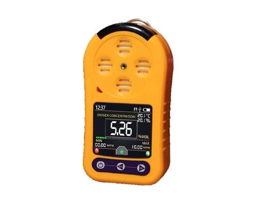 Portable hydrogen sulfide gas detector with alarm h2s gas analyzer h2s sensor with full color LCD