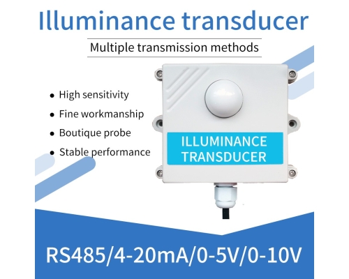 RS485/4-20mA Illuminance sensor Climate, environmental monitoring for Farm and orchard