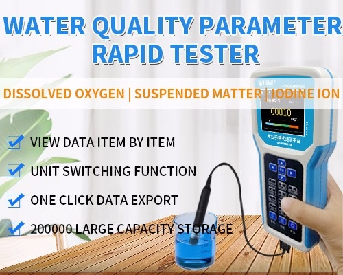 Portable Water Quality Monitor  Water Quality Tester  Water Quality Parameter Quick Tester Large screen display