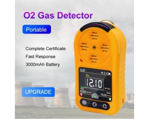 Portable O2 Gas Sensor Industrial Oxygen Gas Detector